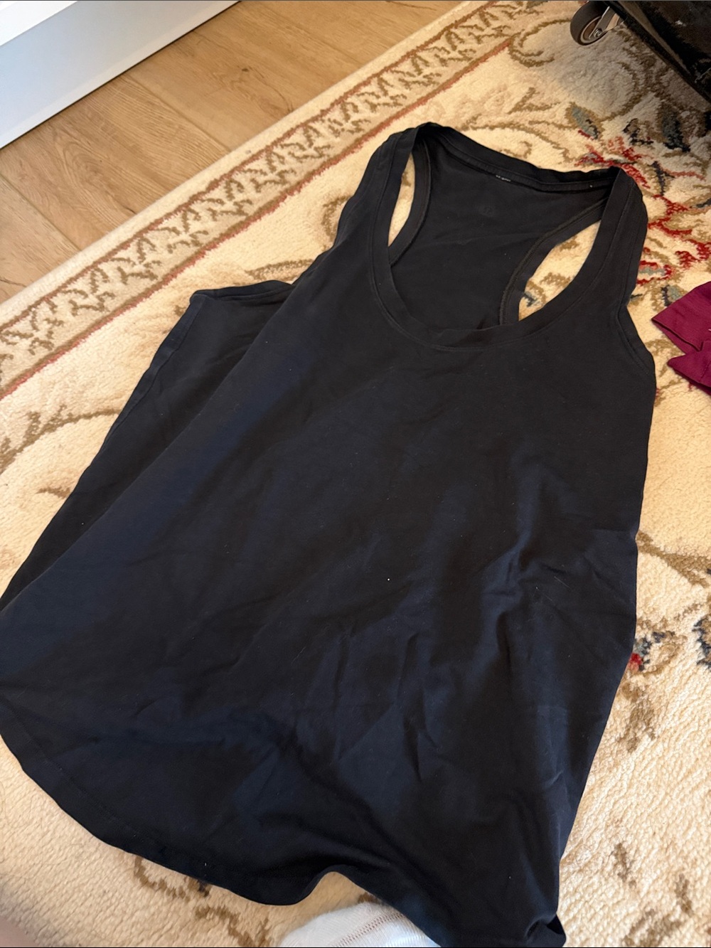 Women's Black Racerback Tank Top
